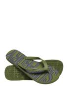 Vintage Vegan Flip Flop Klipklapper Sandaler Green Superdry