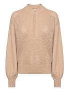 Nueppi Pullover Tops Knitwear Jumpers Beige Nümph