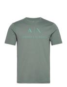 T-Shirt Tops T-Kortærmet Skjorte Green Armani Exchange