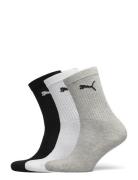 Puma Kids Crew Sock 3P Sokker Strømper Grey PUMA