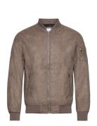 Jjerocky Faux Suede Bomber Noos Bomberjakke Jakke Brown Jack & J S