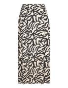 Mstiana Maxi Skirt Lang Nederdel Multi/patterned Minus