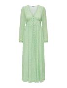 Onlamanda L/S Long Dress Cs Ptm Maxikjole Festkjole Green ONLY