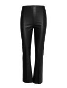 Slkaylee Pu Kickflare Pants Bottoms Trousers Leather Leggings-Bukser B...