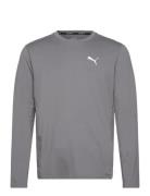 Run Cloudspun Ls Tee Sport T-Langærmet Skjorte Grey PUMA