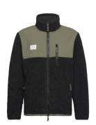 Panel Zip Fleece Tops Sweatshirts & Hoodies Fleeces & Midlayers Khaki ...