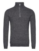 Onsmalaki Reg 7 Half Zip Knit Cs Tops Knitwear Half Zip Jumpers Navy O...