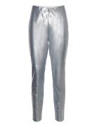 Vidisco Hw Slim Pants/Ka Bottoms Trousers Slim Fit Trousers Silver Vil...