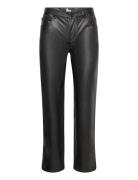 Jean Bottoms Trousers Leather Leggings-Bukser Black The Kooples