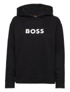 C_Edelight_1 Tops Sweatshirts & Hoodies Hoodies Black BOSS