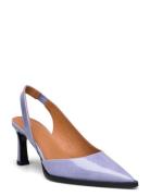 Sling Back Shoes Heels Pumps Sling Backs Blue Billi Bi