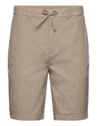 Regular Straight Jogger Short Bottoms Shorts Casual Beige Calvin Klein