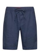 Harlem Po Drws Linen Bottoms Shorts Casual Blue Tommy Hilfiger