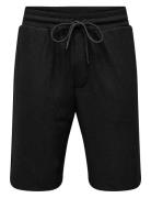 Onsdrum Pleated Shorts Bottoms Shorts Casual Black ONLY & SONS