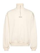 Wblee Base Half Zip Designers Sweatshirts & Hoodies Sweatshirts Cream ...