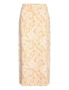 Tine Jacquard Knit Skirt Designers Knee-length & Midi Beige HOLZWEILER