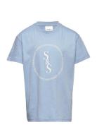 T-Shirt Tops T-Kortærmet Skjorte Blue Sofie Schnoor Baby And Kids