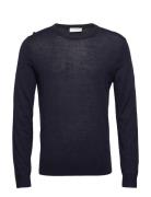 Nichols Designers Knitwear Round Necks Blue Tiger Of Sweden