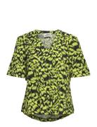 Chakra Tera Top Tops Blouses Short-sleeved Multi/patterned Mads Nørgaa...