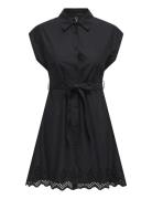 Onllou Life Emb S/S Shirt Dress Ptm Kort Kjole Black ONLY