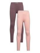 Basic Leggings  Bottoms Leggings Pink Minymo