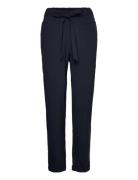 Kcjia Belt Pants Bottoms Trousers Slim Fit Trousers Navy Kaffe Curve