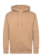 Gant Icon Hoodie Tops Sweatshirts & Hoodies Hoodies Beige GANT