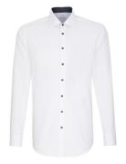 Business Kent Patch12 Tops Shirts Business White Seidensticker