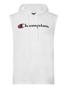 Hooded Sleeveless T-Shirt Sport Sweatshirts & Hoodies Hoodies White Ch...