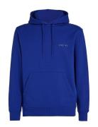 Institutional Hoodie Tops Sweatshirts & Hoodies Hoodies Blue Calvin Kl...