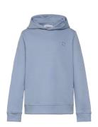 Monogram Mini Badge Hoodie Tops Sweatshirts & Hoodies Hoodies Blue Cal...