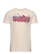 Ess+ Summer Camp Tee Sport T-Kortærmet Skjorte Beige PUMA