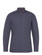 Elisha02 Designers Shirts Casual Blue HUGO