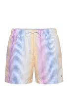 Medium Drawstring Print Badeshorts Multi/patterned Tommy Hilfiger