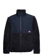 Sherpa Jacket Tops Sweatshirts & Hoodies Fleeces & Midlayers Navy Armo...