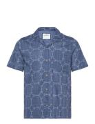 Hco. Guys Wovens Tops Shirts Short-sleeved Navy Hollister