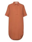 Vilde Tunique Gots Tops Tunics Orange Basic Apparel