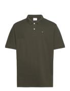 Rowan Basic Polo - Gots/Vegan Tops Polos Short-sleeved Green Knowledge...