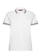 Lds Pines Polo Sport T-shirts & Tops Polos White Abacus