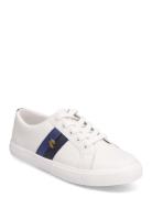 Janson Ii Leather Sneaker Low-top Sneakers White Lauren Ralph Lauren