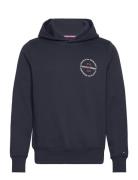 Hilfiger Roundel Hoody Tops Sweatshirts & Hoodies Hoodies Navy Tommy H...