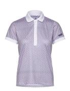 Midale Poloshirt Sport T-shirts & Tops Polos Purple Lexton Links