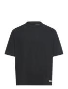 Anf Mens Knits Tops T-Kortærmet Skjorte Black Abercrombie & Fitch