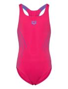 G Reflecting Swimsuit Swim Pro Back Black-Water Badedragt Badetøj Pink...