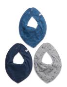 Bandana Bib Boy -Aop  Baby & Maternity Care & Hygiene Dry Bibs Blue Pi...