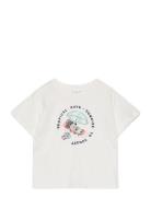 Snoopy Printed T-Shirt Tops T-Kortærmet Skjorte White Mango