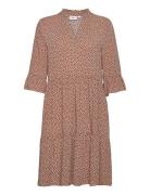 Edasz Dress Knælang Kjole Beige Saint Tropez