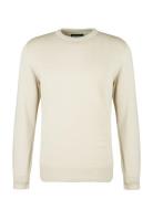 Barbour Pima Cotton Crew Designers Knitwear Round Necks Beige Barbour