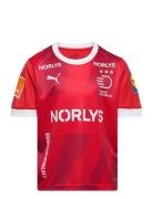 Dhf Home Jersey Jr Sport T-Kortærmet Skjorte Red PUMA