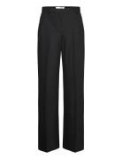 Slfeliana Hw Wide Pant N Noos Bottoms Trousers Suitpants Black Selecte...